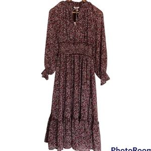 In loom Floral Maxi Dress Size M NWT